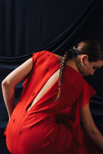 Drop-Waist Flared Dress