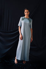 Column Cheongsam with Short Sleeves