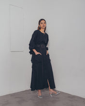 BLACK LINEN DRESS