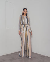 SEQUIN WIDE LEG PANTS