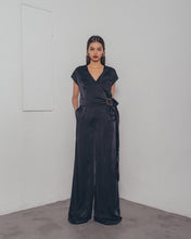 BLACK WIDE LEG JUMPSUIT