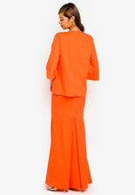 DAHLIA KNOTTED KURUNG KEDAH - ORANGE