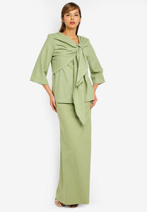 DAHLIA KNOTTED KURUNG KEDAH - GREEN