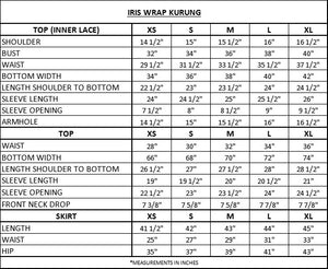 IRIS WRAP KURUNG