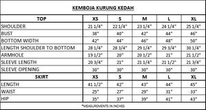 KEMBOJA KURUNG KEDAH - BEIGE