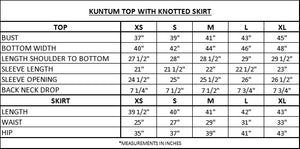 KUNTUM TOP WITH LINEN SKIRT