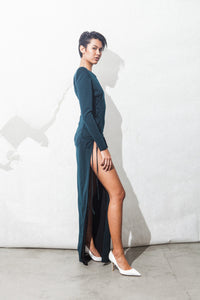 The Long Sleeve Padded Dress