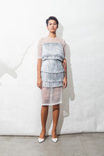 Metallic Plastic Fringe Dress