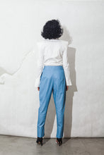 Denim Cigarette Pants