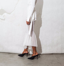 Polka Draped Skirt