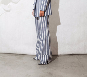 Striped Pant Suit Pants
