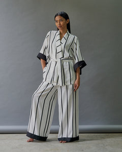 BLACK STRIPES PALAZZO