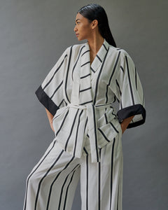 BLACK STRIPES TOP