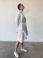 PRE-ORDER: WHITE COTTON SHIRTDRESS